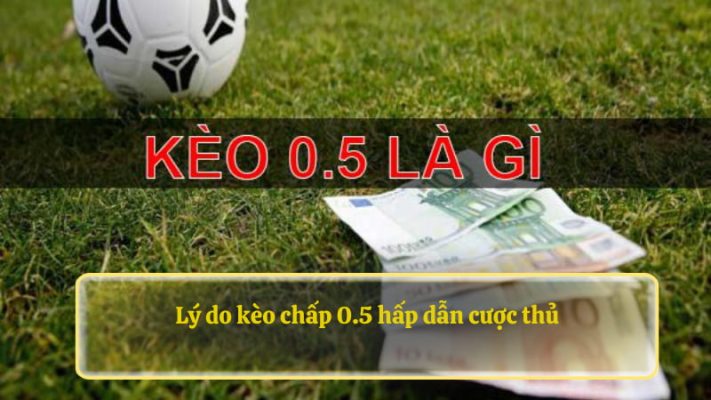 Lý do kèo chấp 0.5 hấp dẫn cược thủ